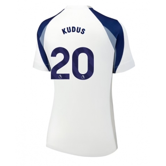Billige Fotballdrakt Tottenham Hotspur Mohammed Kudus #20 Replika Hjemmedrakt Dame 2025-26 Kortermet
